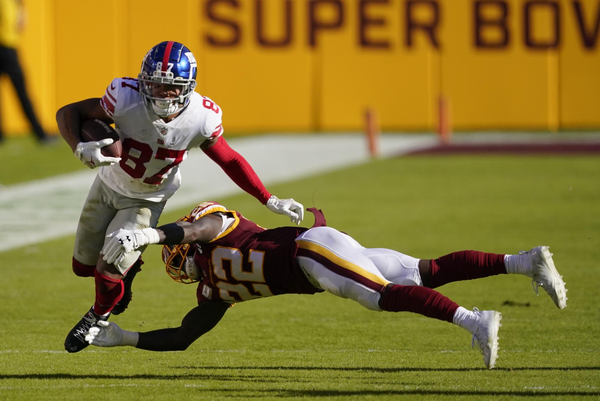 Jones y Giants resisten para derrotar 23-20 a Washington