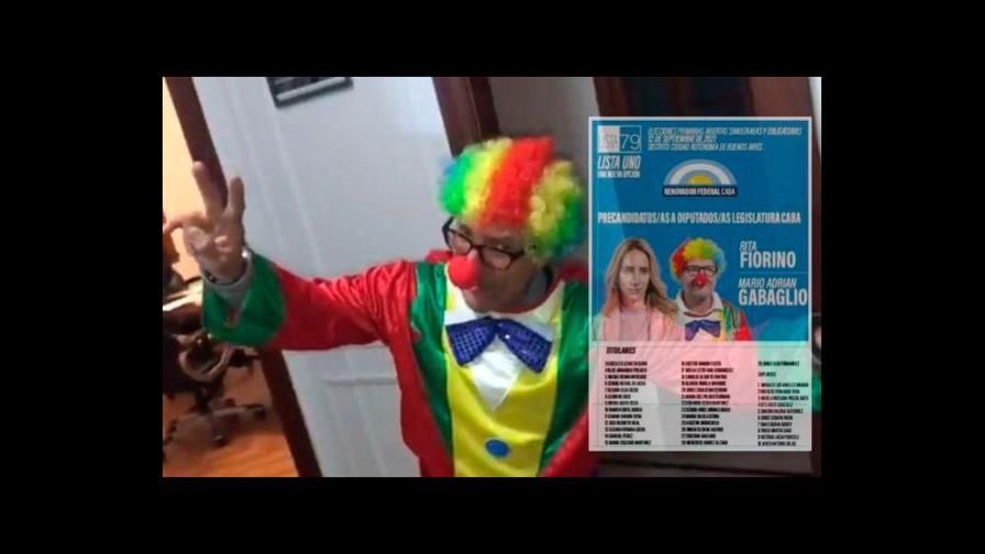 En la Argentina, un payaso es candidato a legislador