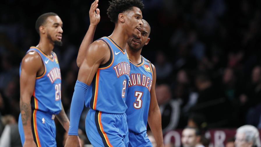 Paul luce al final; Thunder vence a Nets en prórroga