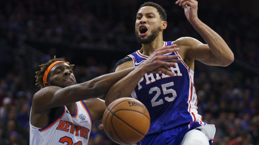 Simmons logra su 1er triple; 76ers vencen a Knicks Simmons logra su 1er triple; 76ers vencen a Knicks