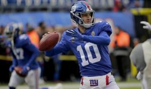 Manning lanza para 2 touchdowns; Giants cortan mala racha