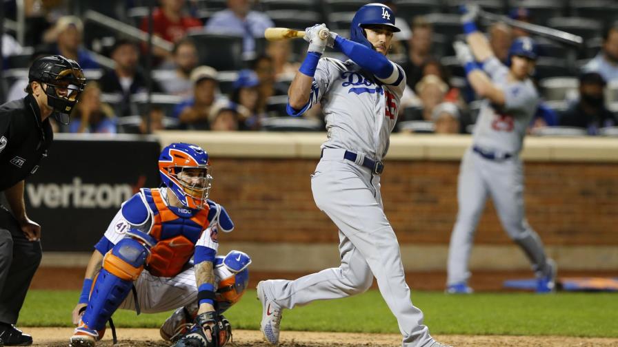 Con doble de Bellinger Dodgers vencen en la 10ma a Mets