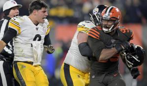 Myles Garrett ha sido suspendido por el resto de la temporada