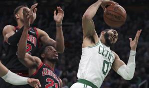 Tatum y Brown guían a Celtics a triunfo sobre Bulls
