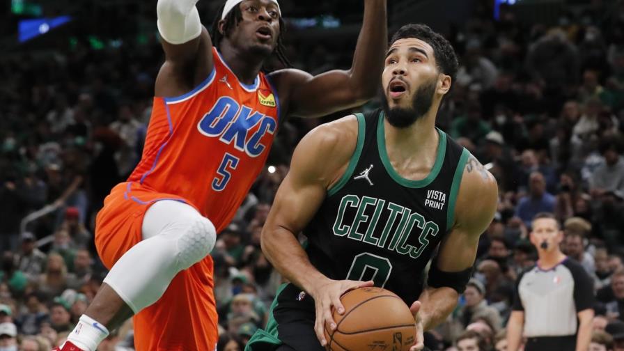 Tatum y Schröder ayudan a triunfo de Celtics ante Thunder