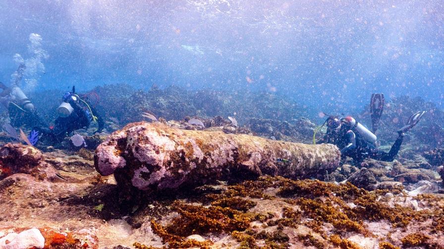 Localizan restos de naufragio de hace más de 200 años en el sureste de México