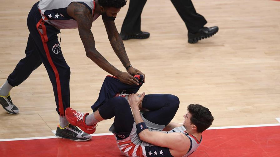 Wizards confirman fractura en la pierna de Avdija