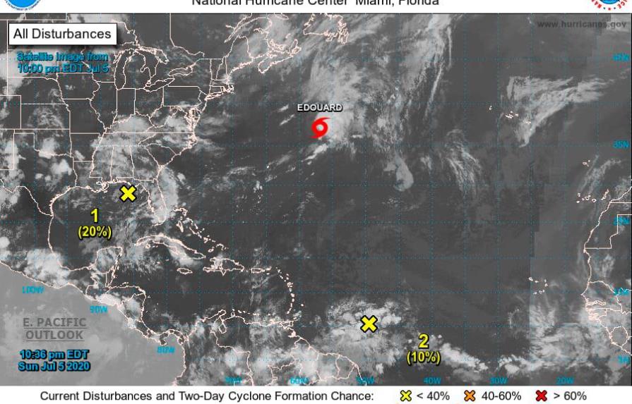 Se forma en el Atlántico la tormenta tropical Edouard