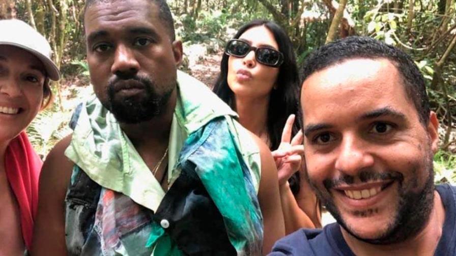 Kim Kardashian y Kanye West están en Punta Cana