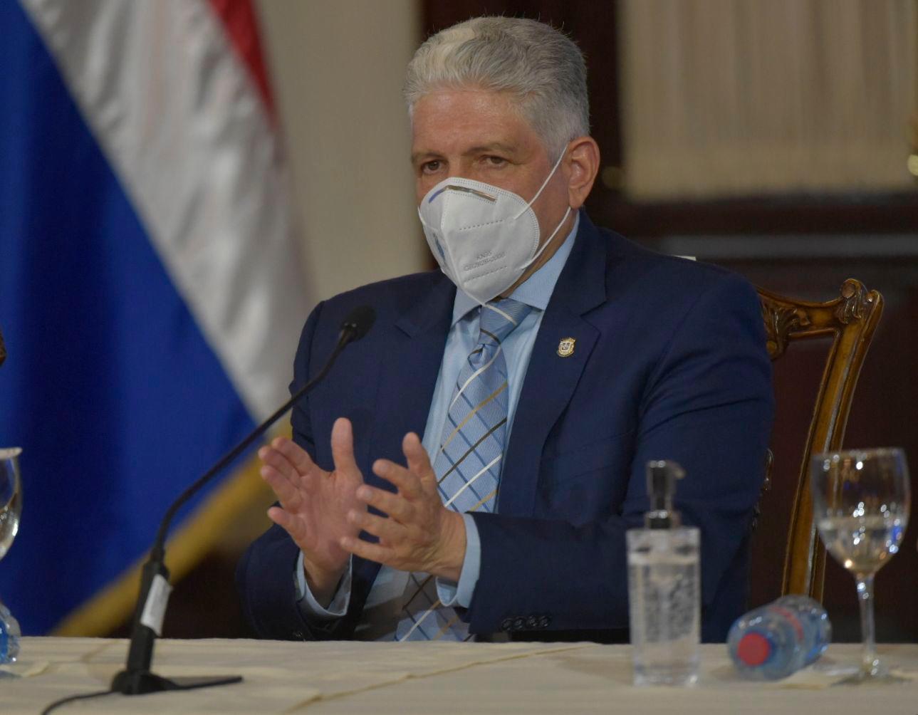 El presidente del Senado, Eduardo Estrella.