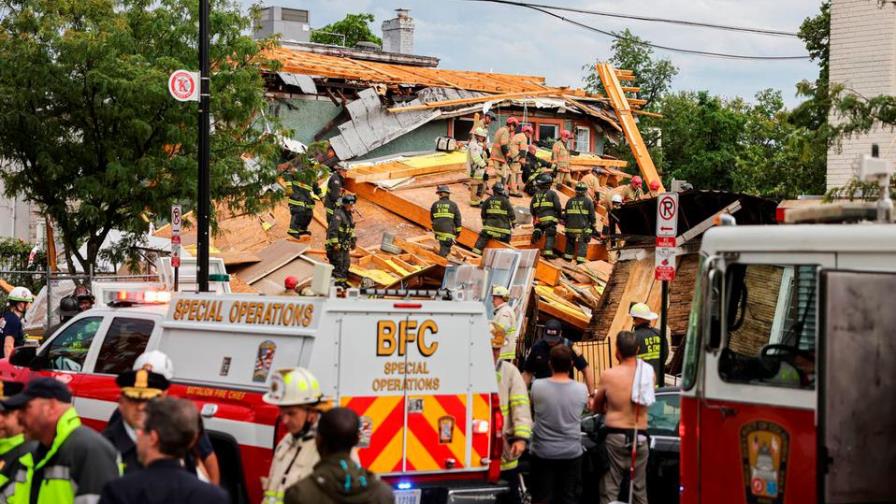 Al menos cinco heridos al colapsar un edificio en construcción en Washington