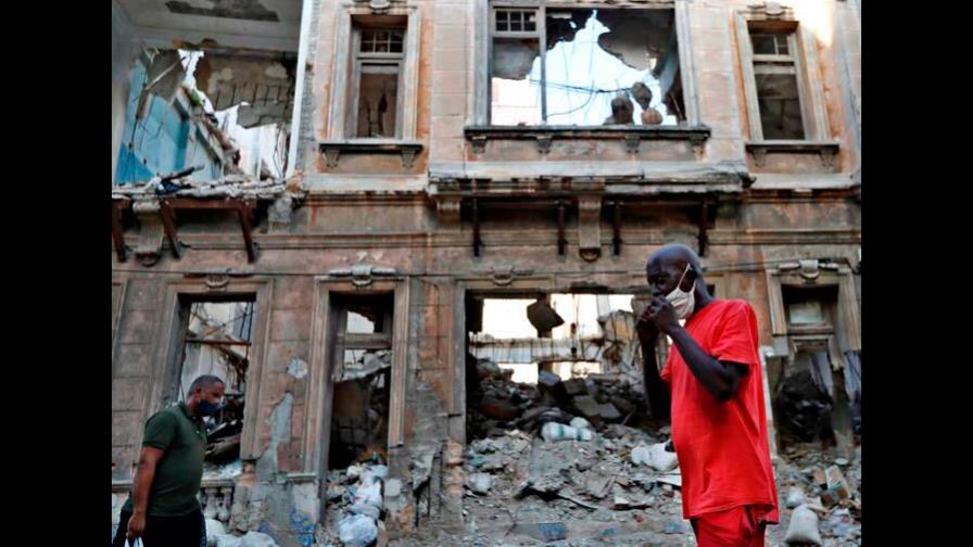 Un edificio de La Habana con 108 habitantes se desploma sin dejar víctimas