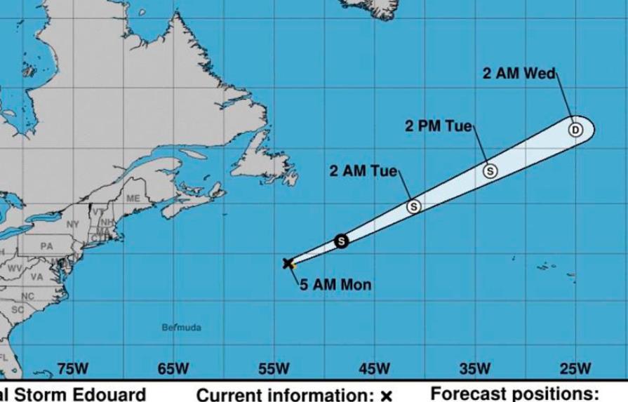 La tormenta tropical Edouard se aleja de EEUU