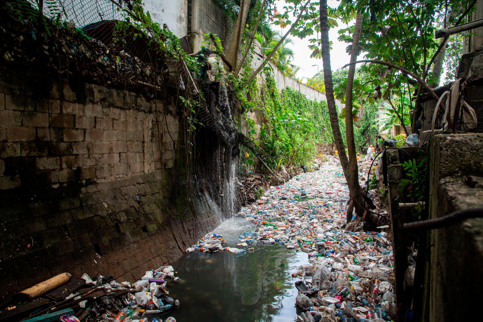 La cañada, parte atrás de donde vivía el menor.