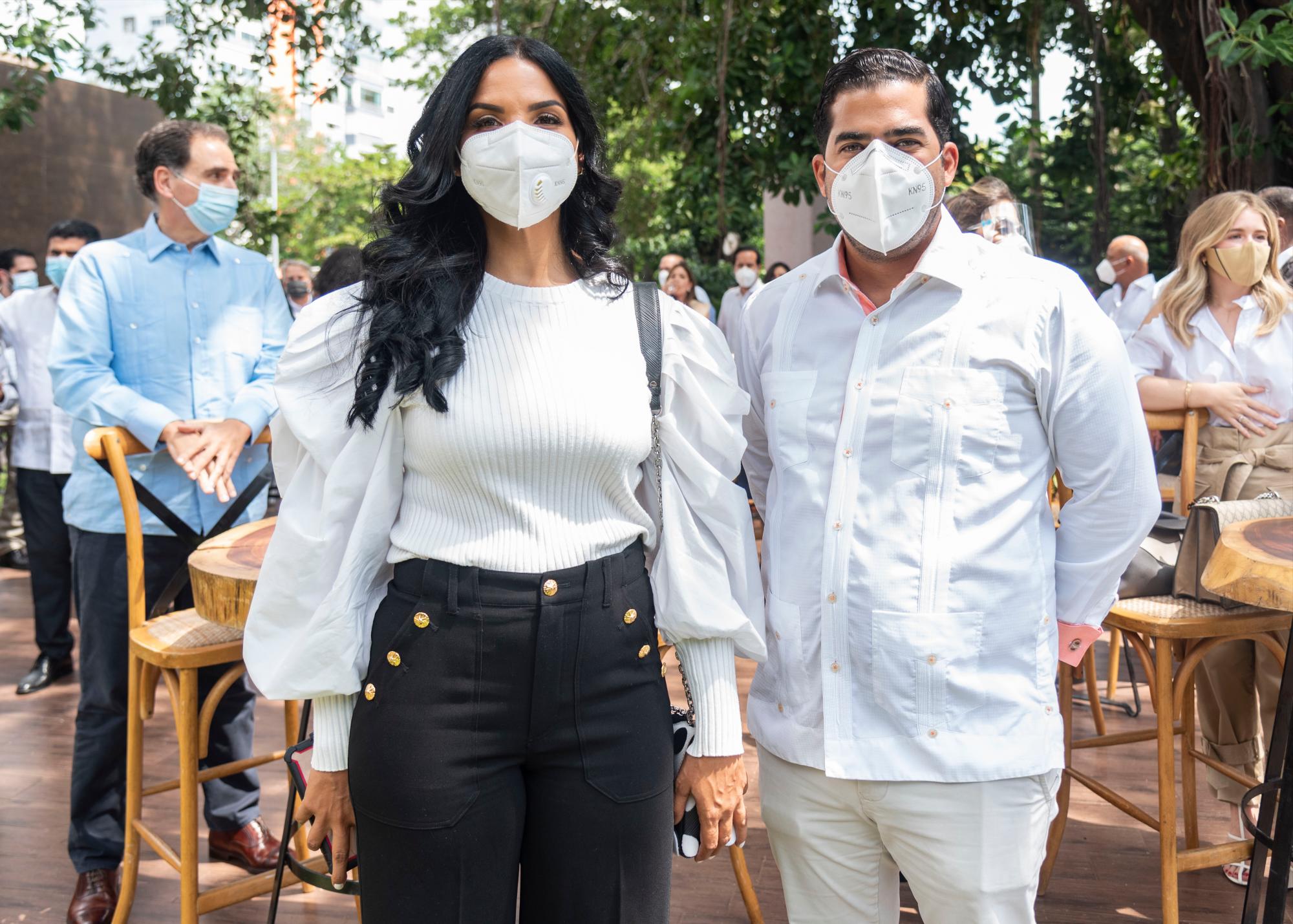 Chef Tita y Juan Gabriel Díaz.