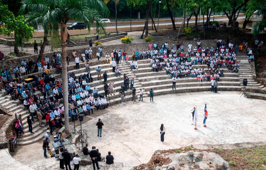 En aniversario de La Trinitaria  reinauguran  plaza Duarte en Santo Domingo Este