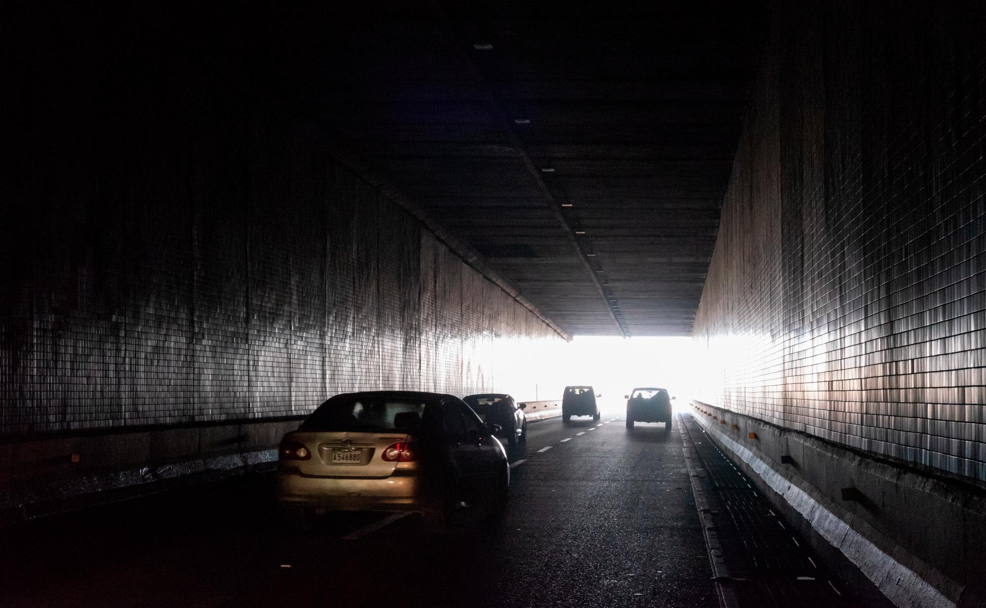 Los conductores se ven obligados a reducir la velocidad por la baja visibilidad.