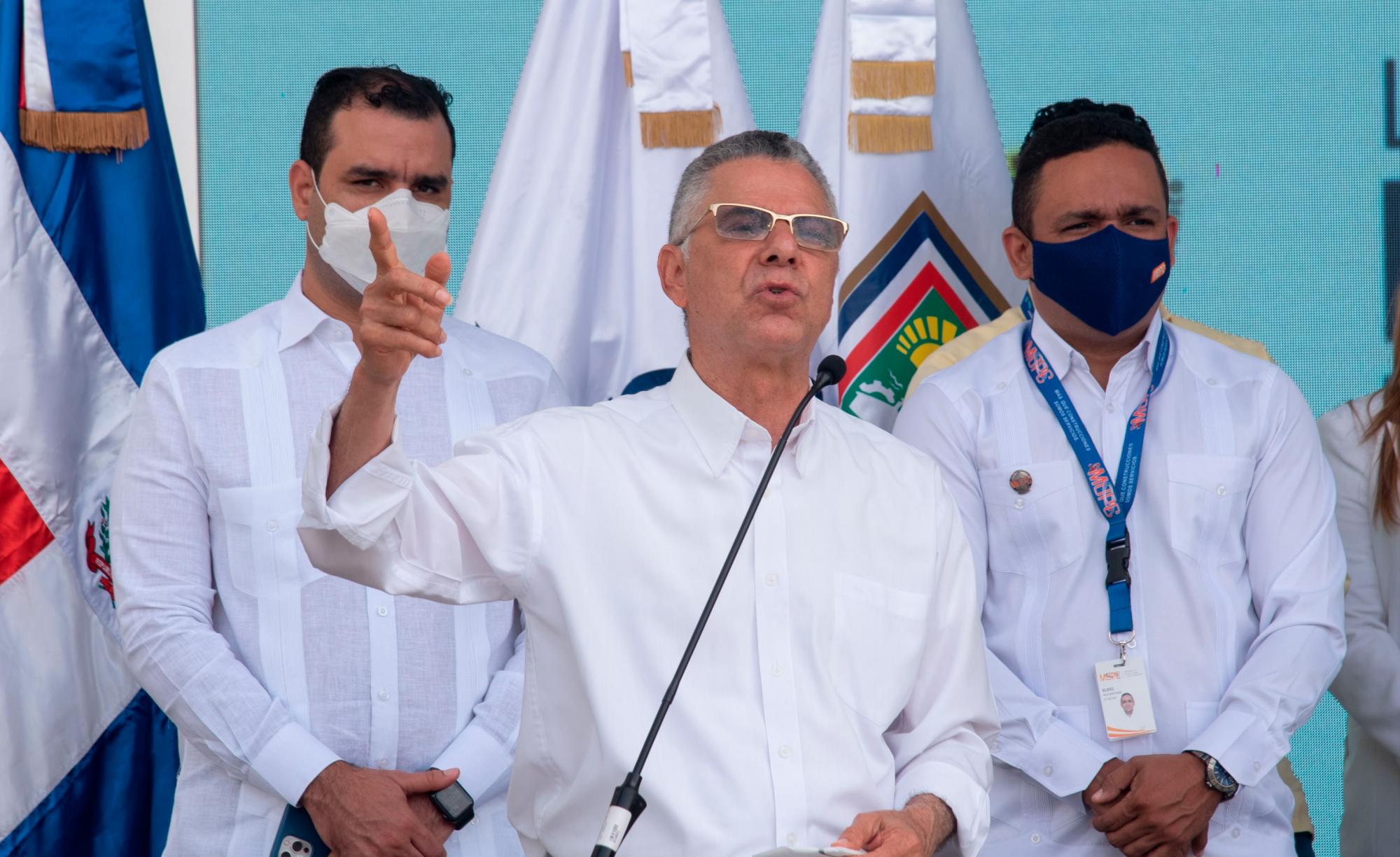 Manuel Jiménez, alcalde de Santo Domingo Este. 