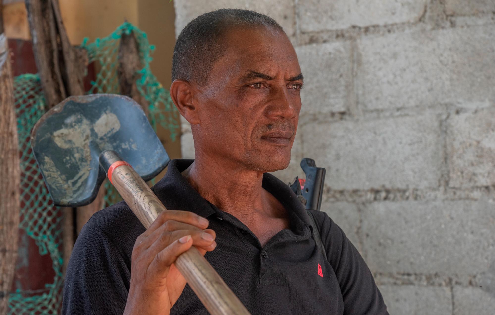 Miguel Ángel Matos Pérez, agricultor de Barahona.