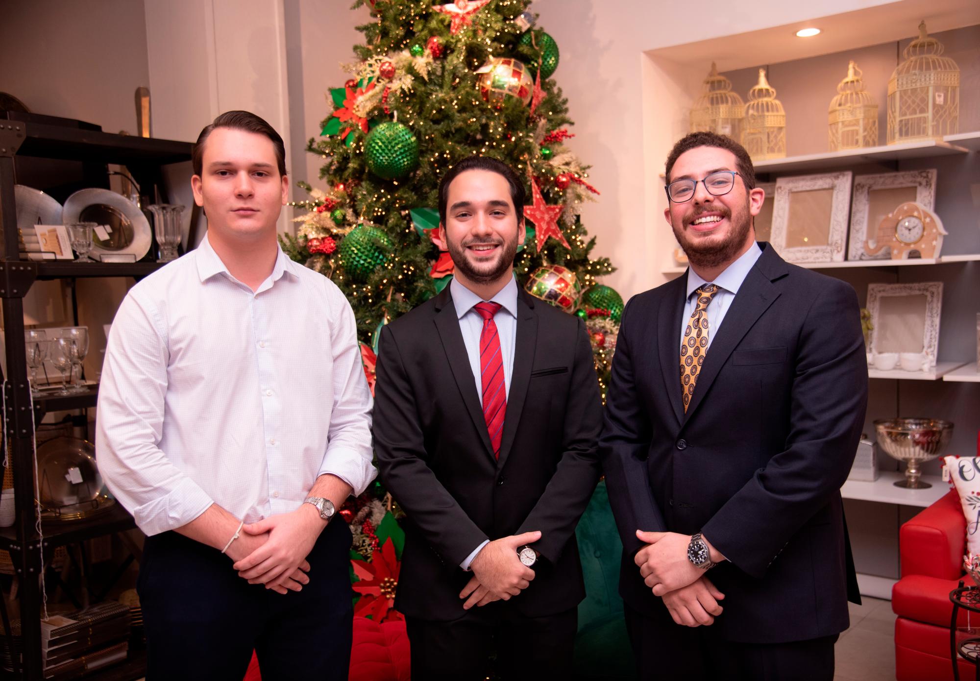  Andrés Planas, Nabil Madera y Emil Bendek.