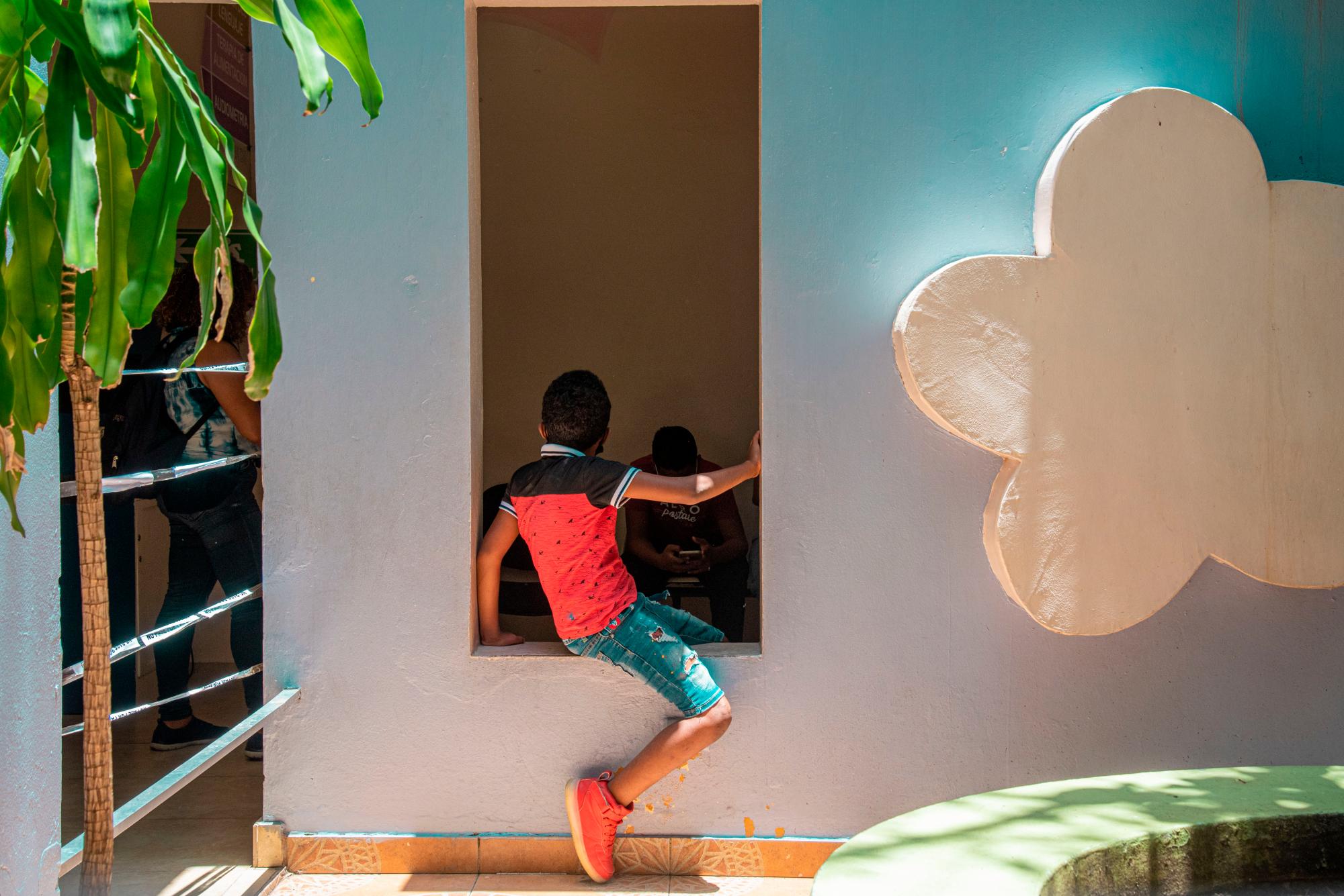 Hay espacios para los niños con diferentes discapacidades.