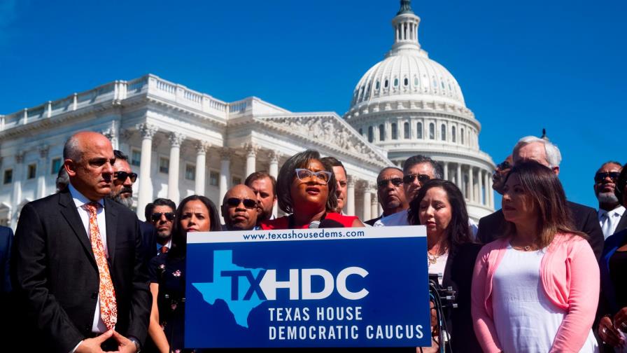 Demócratas fugados de Texas exigen una reforma electoral al Congreso de EEUU