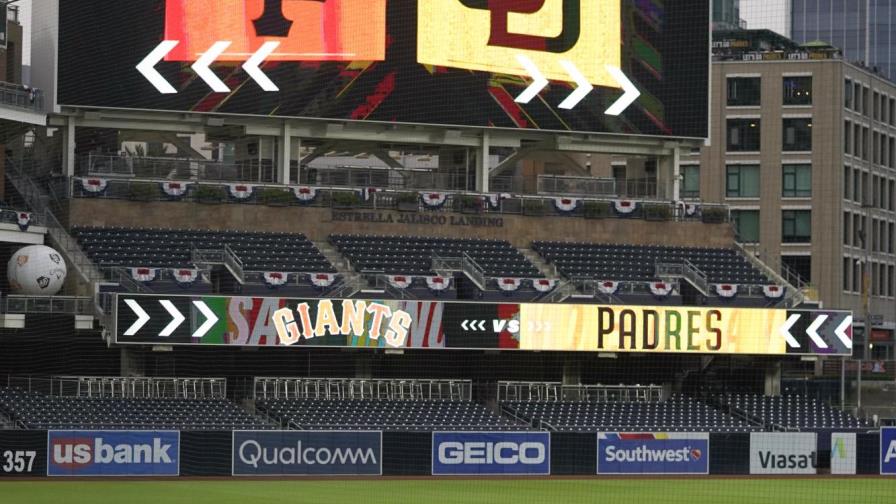 Por positivo de COVID-19, Gigantes posponen juego contra los Padres