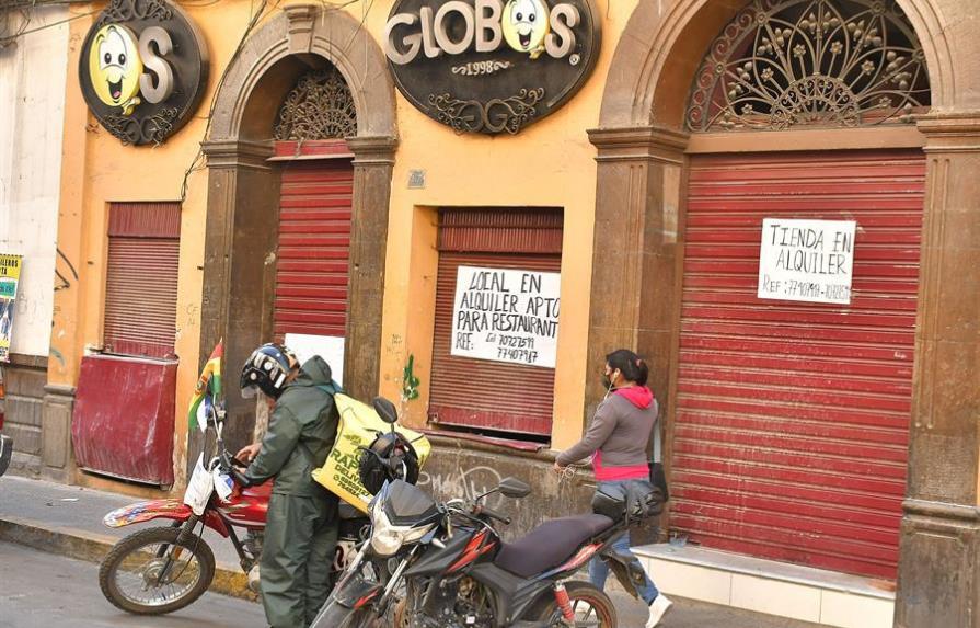 La crisis deja un paisaje de negocios cerrados en ciudades bolivianas