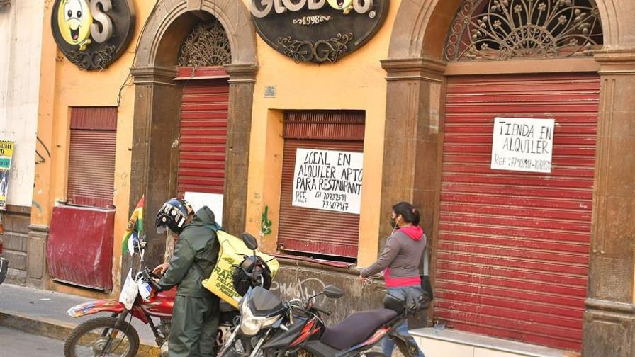 La crisis deja un paisaje de negocios cerrados en ciudades bolivianas La crisis deja un paisaje de negocios cerrados en ciudades bolivianas
