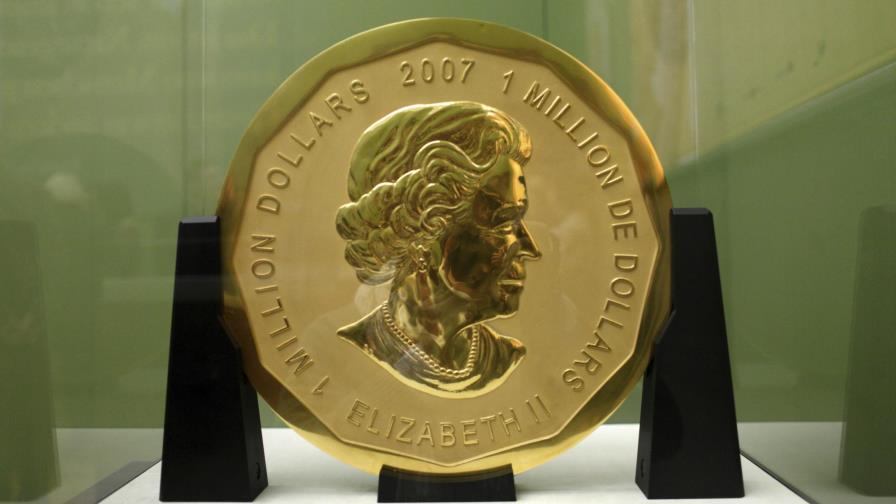 Alemania: Buscan moneda de oro de 100 kilos robada en 2017