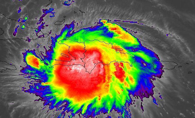 Centro de tormenta Laura está sobre Haití, pero campo nuboso seguirá afectando a RD