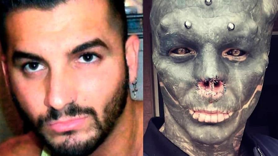 Transformó completamente su cuerpo para parecer un alien Transformó completamente su cuerpo para parecer un alien