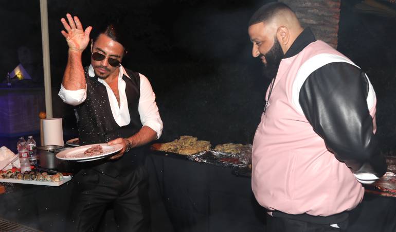 El chef con Dj Khaled