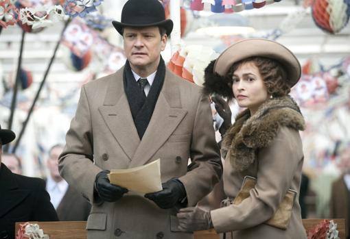 Colin Firth y Helena Bonham Carter en el Discurso del Rey. Fuente externa