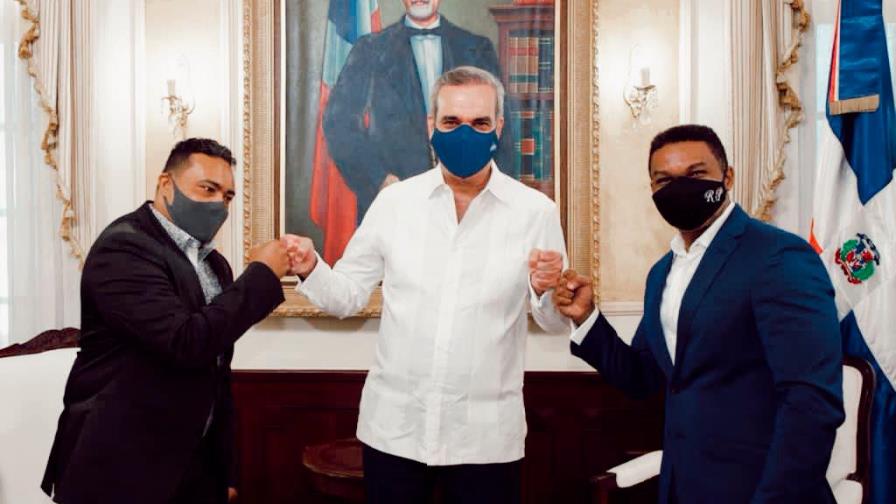 Raymond y Miguel se reúnen con el presidente Abinader