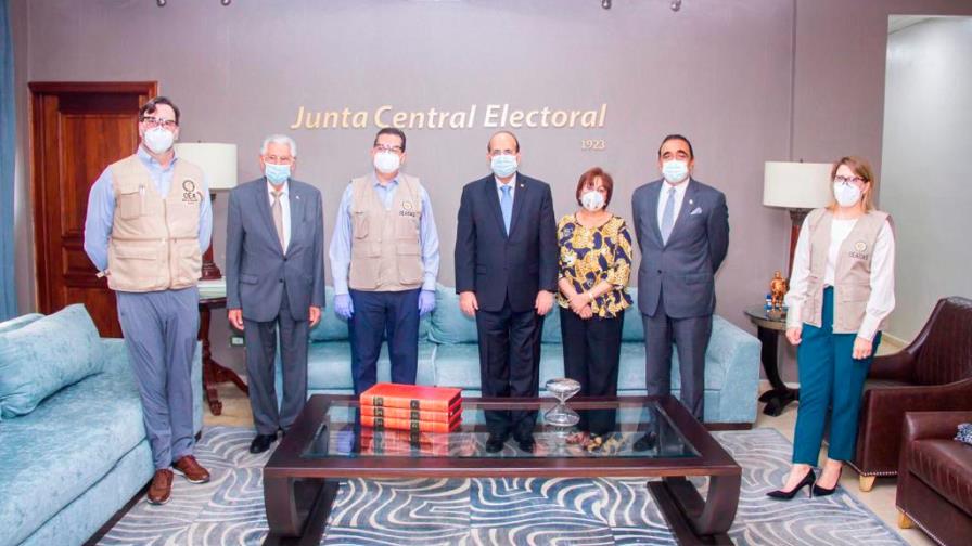 Pleno de la Junta recibe a la Misión de Observación Electoral de la OEA 