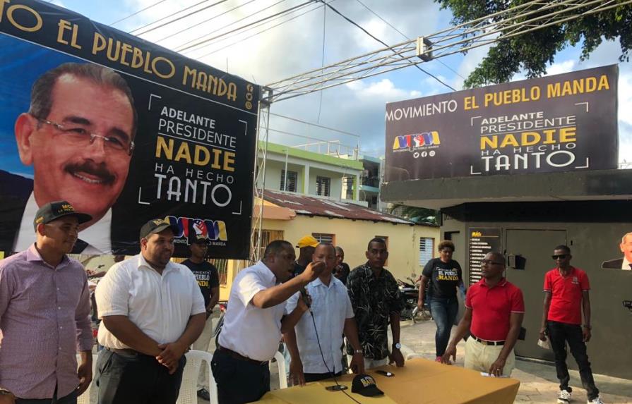 Abren local en Villa Altagracia para promover la reelección de Danilo