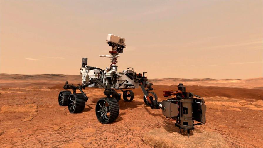 El rover Perseverance recorre sus primeros metros en la superficie de Marte