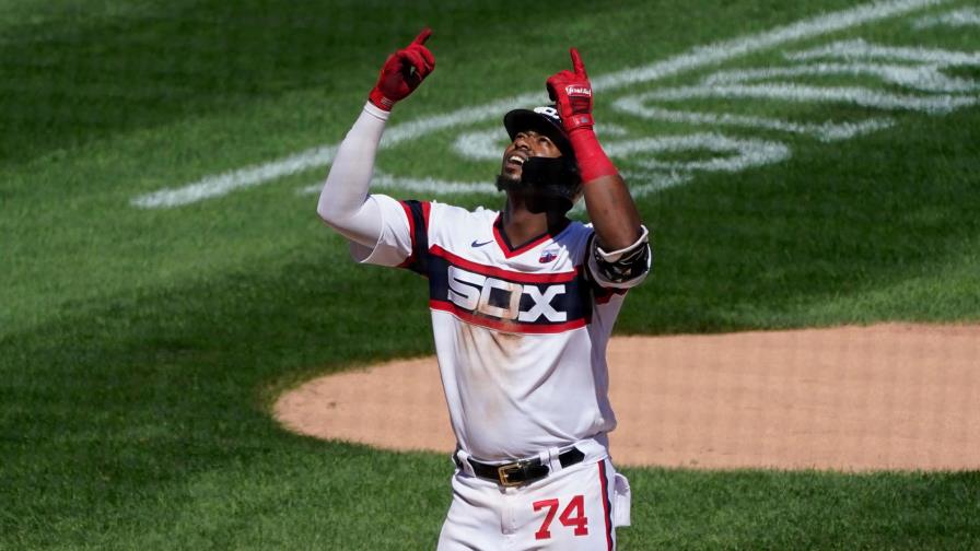 Eloy Jiménez culmina cadena de cuatro jonrones para triunfo de White Sox sobre San Luis Eloy Jiménez culmina cadena de cuatro jonrones para triunfo de White Sox sobre San Luis
