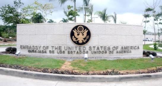 Embajada de EEUU estará cerrada el lunes 24 y martes 25