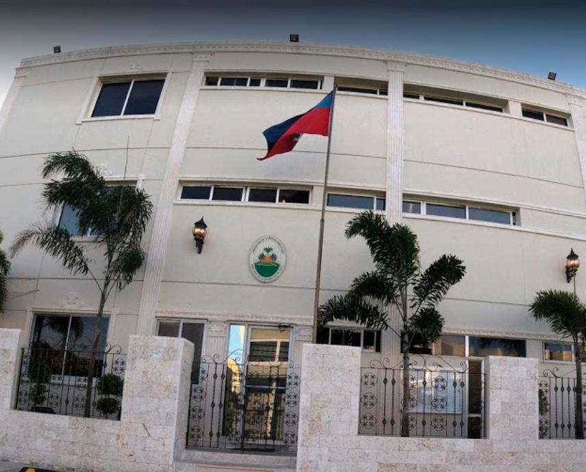 Ambiente en la Embajada de Haití en República Dominicana 
