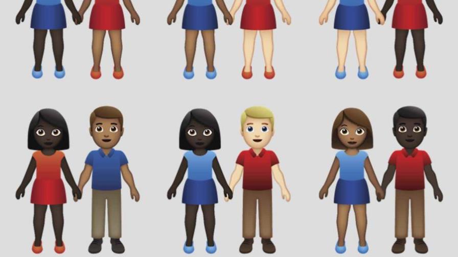 Aprueban 71 nuevas variaciones de emojis de parejas interraciales