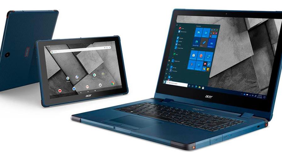 Acer presentó una laptop y tablet resistentes al apocalipsis