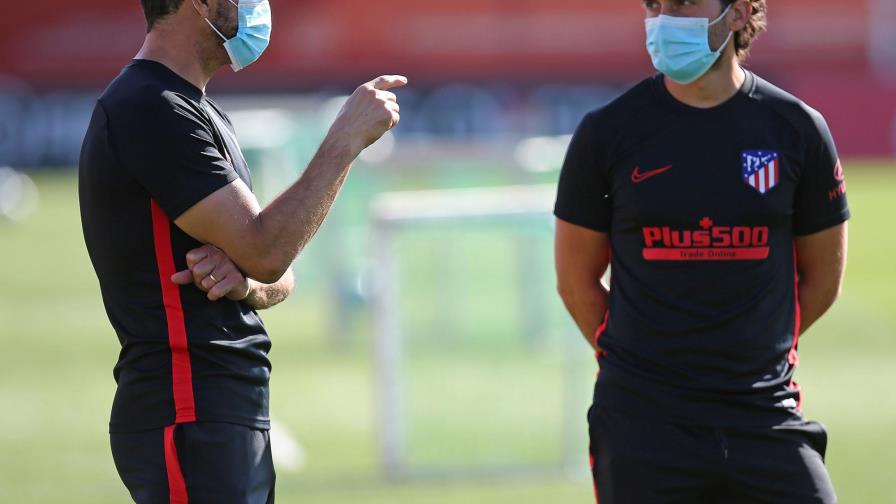 Diego Simeone insiste en su once; Vitolo y Felipe, al margen Diego Simeone insiste en su once; Vitolo y Felipe, al margen