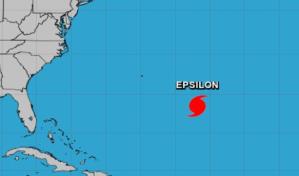 Epsilon se convierte en huracán en su avance hacia Bermuda