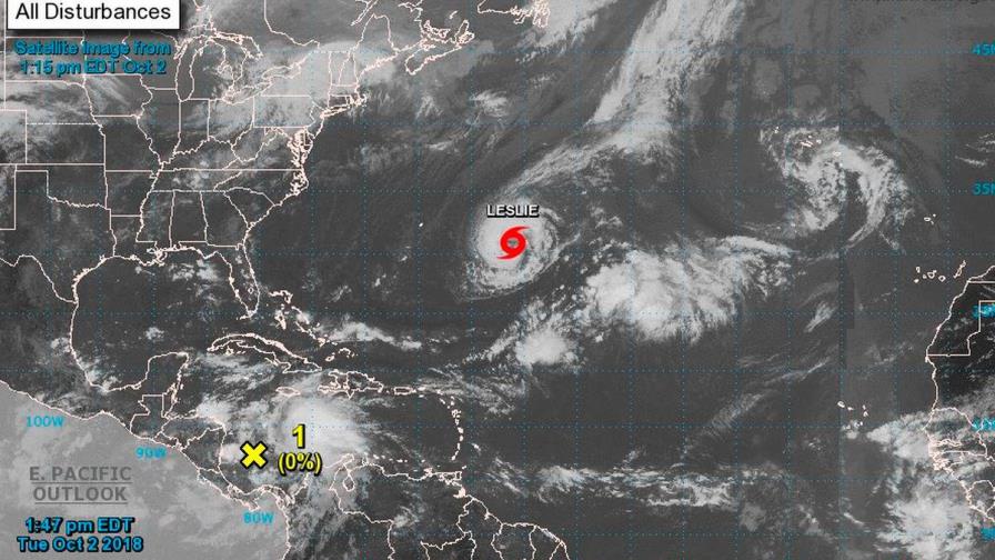 Epsilon se aleja hacia el norte y en el Caribe está en ciernes otra tormenta