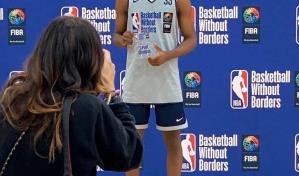 Jean Montero quedó en equipo estrella campamento FIBA