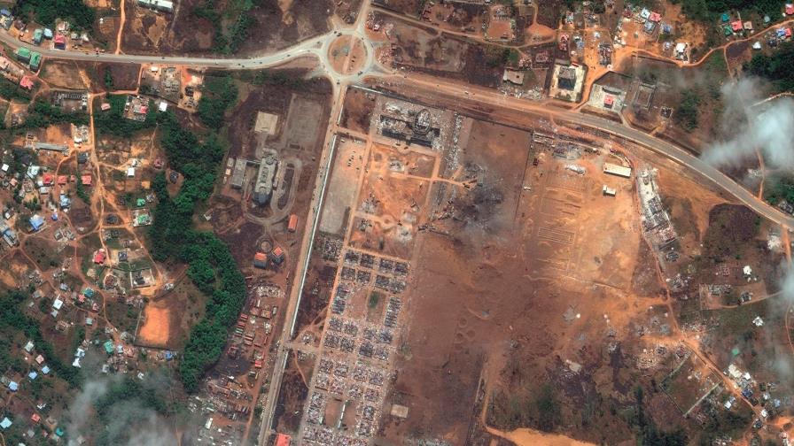 Rescatan viva a una niña de 5 años bajo los escombros en Guinea Ecuatorial