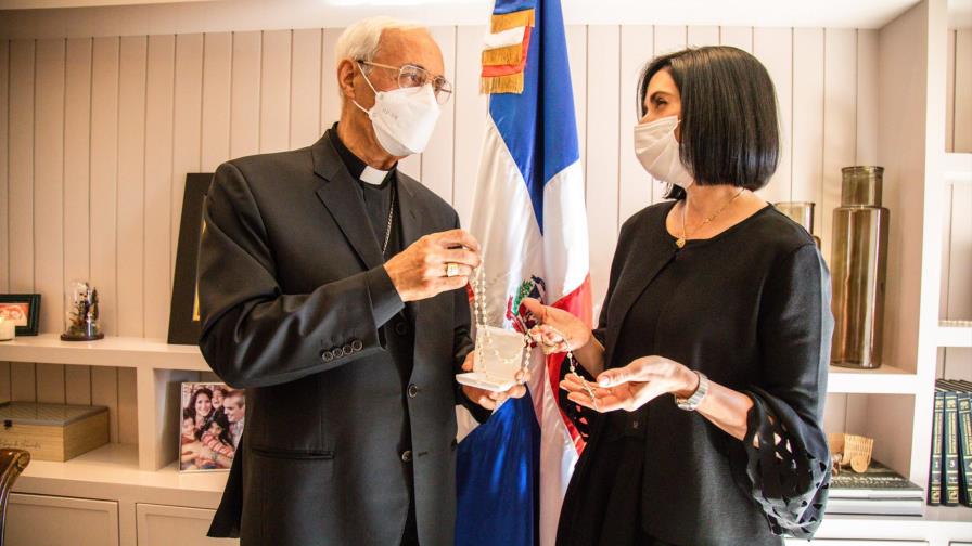 El nuncio Ghaleb Bader visita a Raquel Arbaje El nuncio Ghaleb Bader visita a Raquel Arbaje