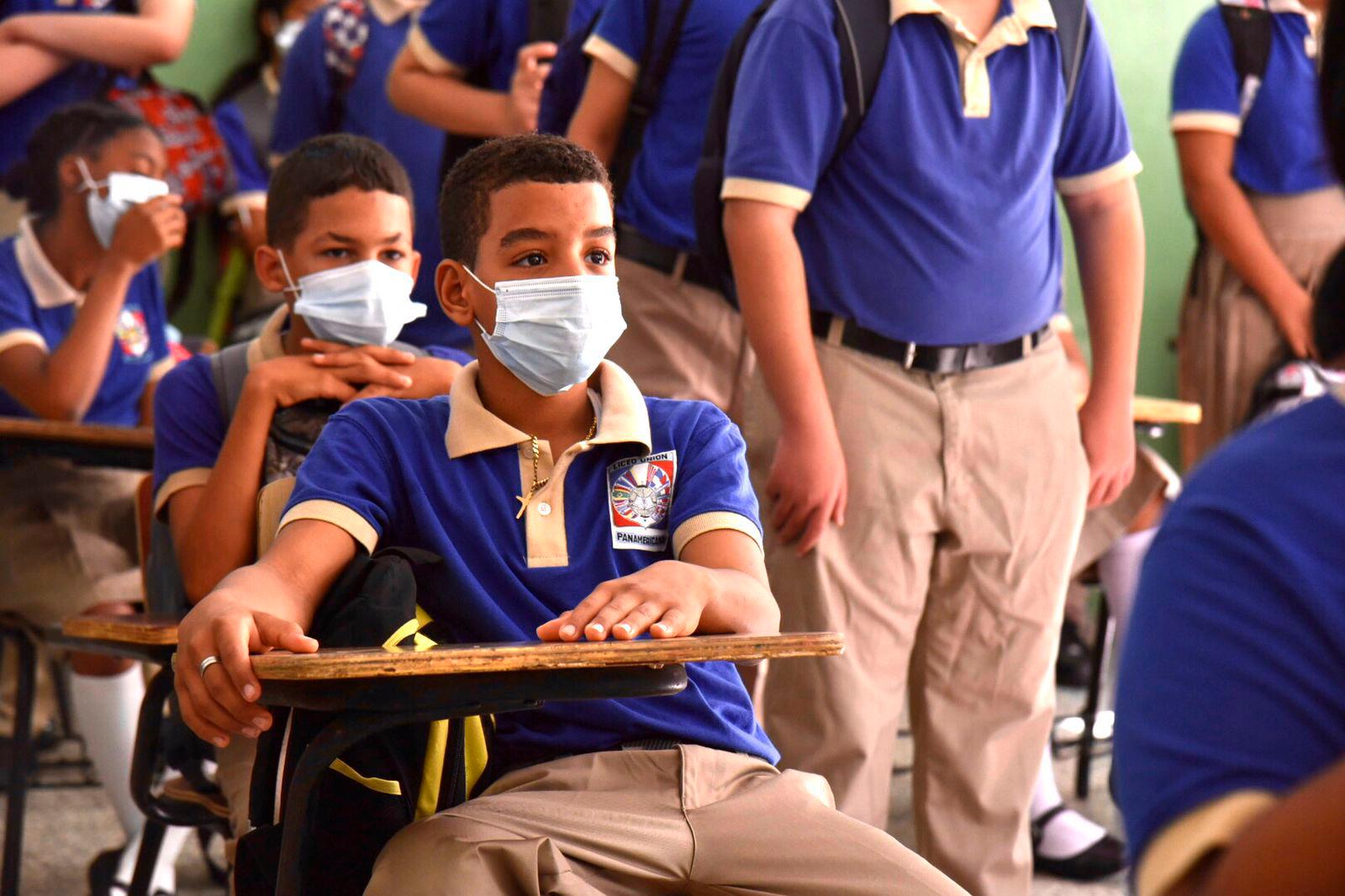 Estudiantes en el aula. 